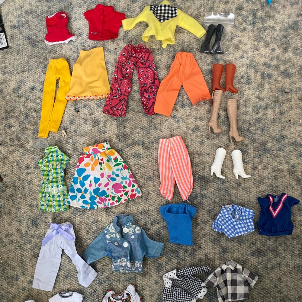 Vintage Barbie clothes